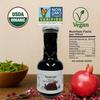 100% Organic Pomegranate Molasses 12.35 Oz Glass Bottle,(3 Pack) No Sugar Added, Vegan, NON GMO, Gluten Free and Kosher view 2