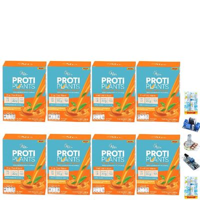 AtisProti Plants Thai Tea Extract 7 Sachets/Box(280 Grams) Intense Delicious Much Mellow Fruit Snack Set 8 B181 By Thaigiftshop [Get Free Tomato Facial Mask]