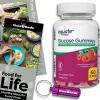 Choice Bundle Equate Glucose Gummies Compare to ReliOn Berry Flavor Gummy 60 ct Plus Food Guide & Pill Container (3 Items)! view 1