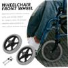 IWOWHERO 2pcs Replaceable Front Wheels for Wheelchair Solid Casters Wheelchair Parts for Elderly Mobility view 3