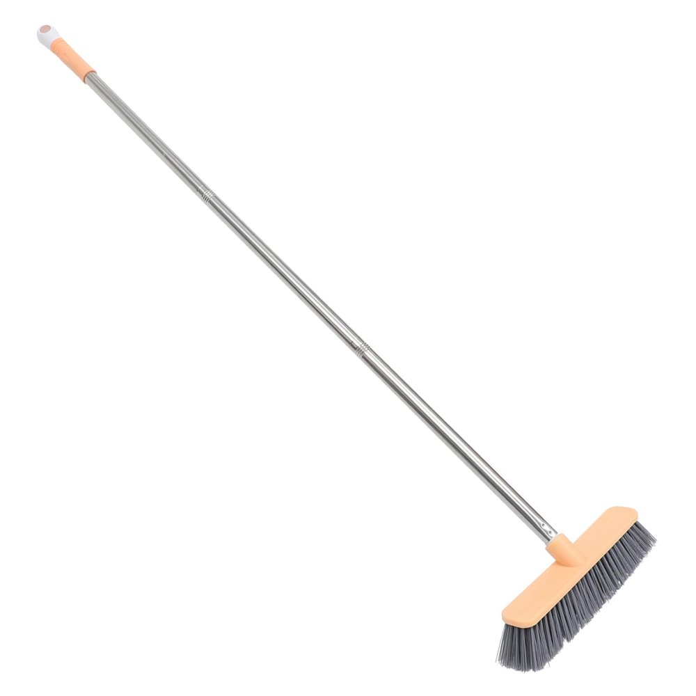 Healvian 1pc Multi-Purpose Floor Scrub Brush Handle Cleaning Broom for Home Use for Dust Dirt Tiles and More Ergonomic Design for Easy Use