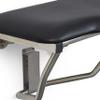 28" x 22.5" Black Padded Cushion Wall Mount Folding Left-Handed Transfer Bench Shower Seat, ADA Compliant view 2