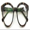V.W.E. Women Round Progressive Clear Bifocal Reading glasses - No Line or Bubble - Zero Power on Top Reader (Calico, 1.75, x) view 1