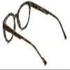 V.W.E. Women Round Progressive Clear Bifocal Reading glasses - No Line or Bubble - Zero Power on Top Reader (Calico, 1.75, x) view 4