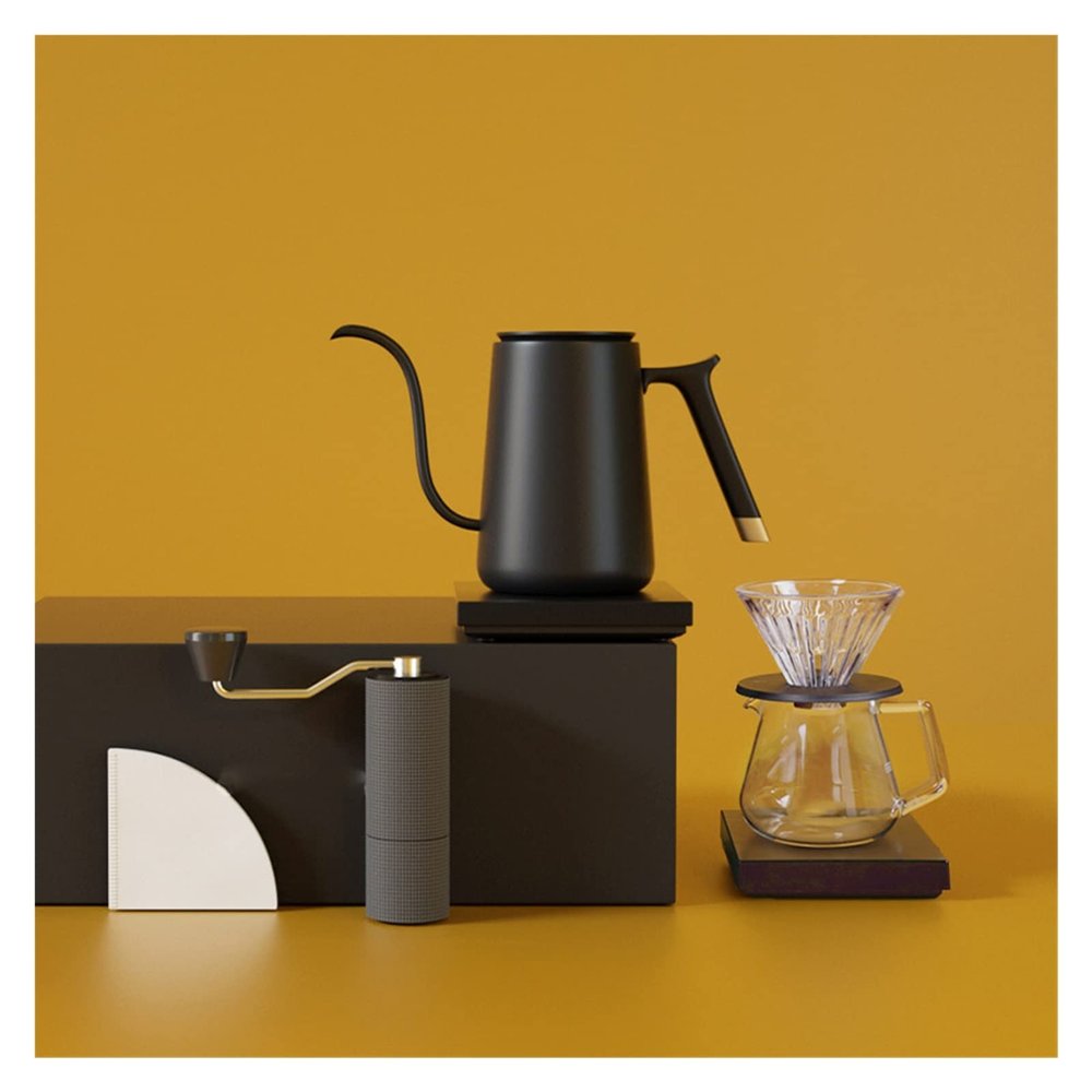 GGGUOJINN Coffee Cup Set Advanced Home Hand Brewed Coffee Set Gift Best for Relative and Friend Espresso Cups Set (Color : A) (V)