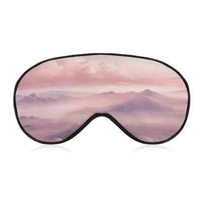 Clouds Sleep Mask Soft Comfortable Eye Mask with Adjustable Strap Eye Cover Eye Shade for Men Women Work Travel