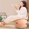ENWINDXS Moxibustion Stool Sitting Fumigation, Household Oak Sitting Moxibustion Instrument, Wooden Barrel Family Hip Moxibustion Treatment Sit Chair view 2