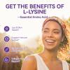 EAZGOO 2 Pack L-Lysine 1000mg Gummies, Chewable Lysine Supplement for Adults, Essential Amino Acid for Lip Health, Immune Support, Collagen Formation* - Vegan, Gluten-Free, Sugar-Free, 120 Counts view 2