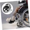 EXHUMKY 2pcs Wheelchair Replacement Wheels Solid Front Casters for Smooth Rolling Mobility Accessories for Indoor and Outdoor Use view 3