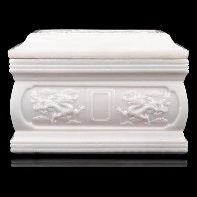ZDMZR Urn for Ashes Adult Male, Large Burial Funeral Urns for Ashes, Urns for Human Adult Man, Jade Urn
