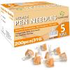 CareLiving 200 Count Insulin Pen Needle 31G 5 mm (3/16), Universal Fit Compatible with Most Pen Injector Device, Ultra-Thin for Comfortable Insulin Injection view 1
