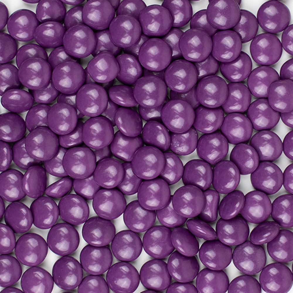 3,744ct Purple Bulk Chocolate Coated Gems - Candy Shell Treats For Parties, Gifting, Baking, Dessert Toppings, Candy Buffets And Everyday Snacking (7.5lb)