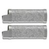 2PCS Vintage Floral Stamped Zinc Alloy Lighter Case Cover for Lighter (Grey) view 3