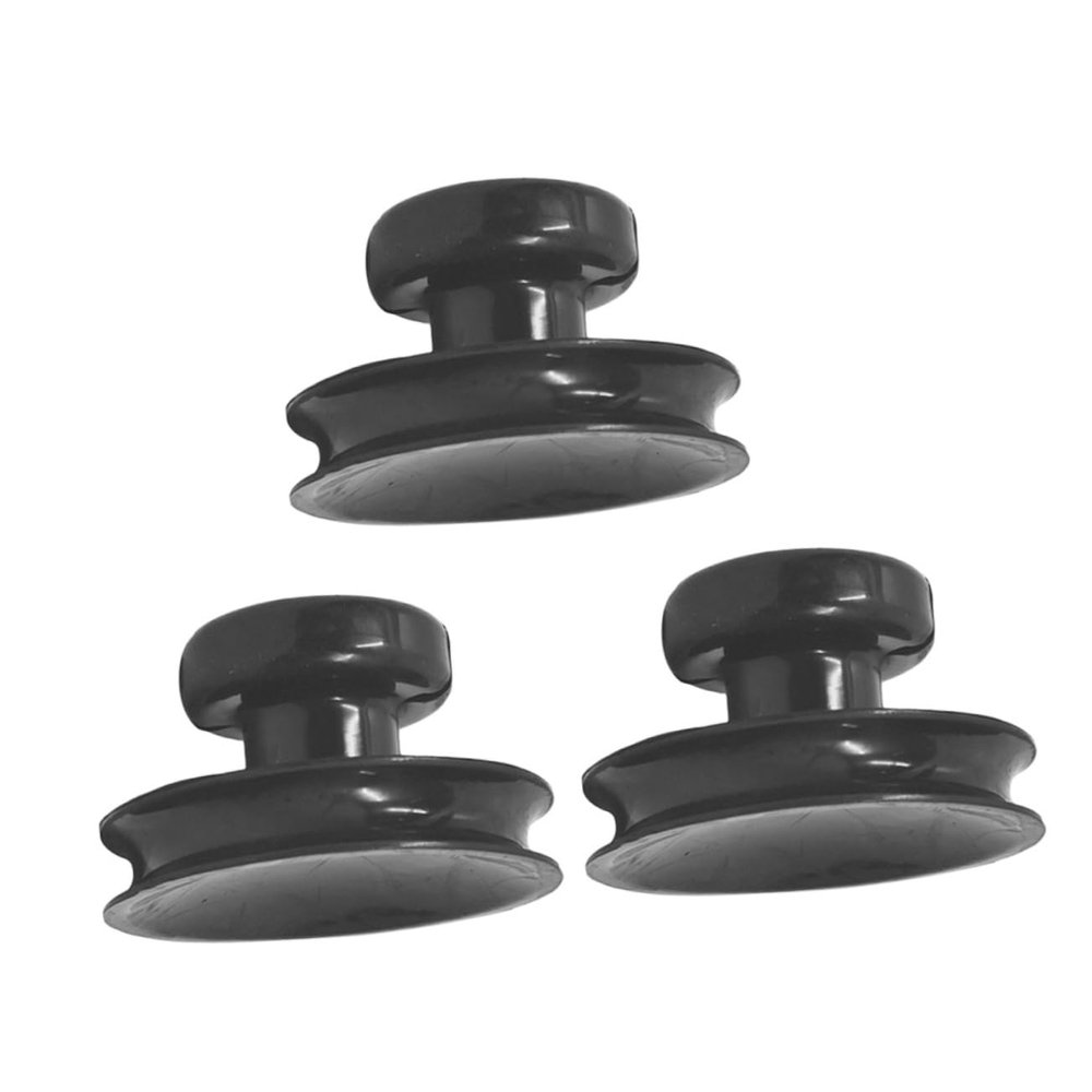 HOOTNEE 3pcs Rubber Suction Cups for Meditation Bowls Sound Bowl Lifting Tool Easy to Use Protects from Scratches for Singing and Sound
