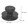 HOOTNEE 3pcs Rubber Suction Cups for Meditation Bowls Sound Bowl Lifting Tool Easy to Use Protects from Scratches for Singing and Sound view 2