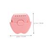 SKISUNO Pink Fruit-Shaped Baby Hair Cutting Comb for Bangs and Split Ends view 2