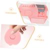SKISUNO Pink Fruit-Shaped Baby Hair Cutting Comb for Bangs and Split Ends view 3