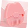SKISUNO Pink Fruit-Shaped Baby Hair Cutting Comb for Bangs and Split Ends view 4