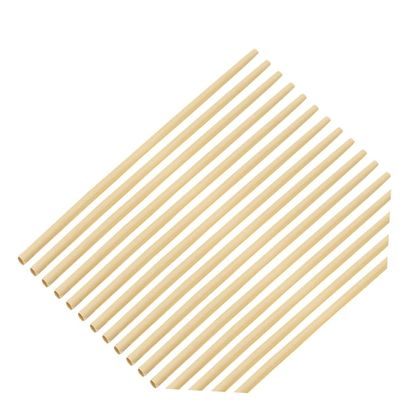 100pcs Wheat Straw Disposable Straws Long for Shaved Ice Milk Tea and Juices Parties Restaurants and Home Use