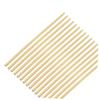 100pcs Wheat Straw Disposable Straws Long for Shaved Ice Milk Tea and Juices Parties Restaurants and Home Use view 1