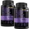 12-in-1 Melatonin Sleep Capsules - 10mg Melatonin Extra Strength with Magnesium and Balanced Blend of Ashwagandha, GABA, Chamomile Extract, L-Theanine & Valerian Root 10:1 Extract (90ct, Pack of 2) view 1