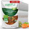 EATIFUL Lentil Soup, Made With Organic Vegetables, Lentil Soup With Green, Red And Brown Lentils, No Added Preservatives And Sugar, Gluten Free, NON GMO, 14.1 Ounce (Pack of 10) view 1