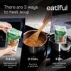 EATIFUL Lentil Soup, Made With Organic Vegetables, Lentil Soup With Green, Red And Brown Lentils, No Added Preservatives And Sugar, Gluten Free, NON GMO, 14.1 Ounce (Pack of 10) view 4