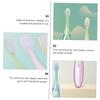 ORFOFE 4pcs Boys and Girls Toothbrushes Vibrating Shaped Brush for Boy Girl Cleaning Gum Care view 3
