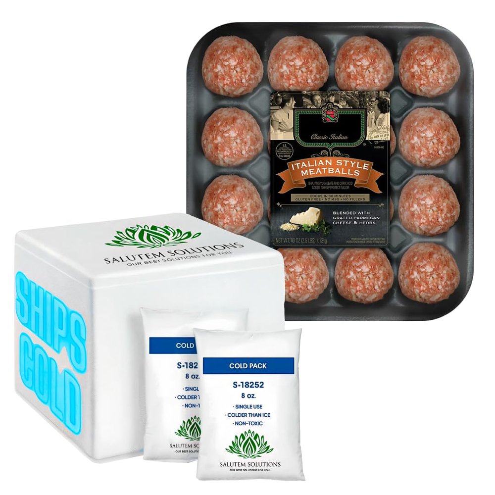 Salutem Vita - Italian Style Pork Meatballs, 2.5 lbs.