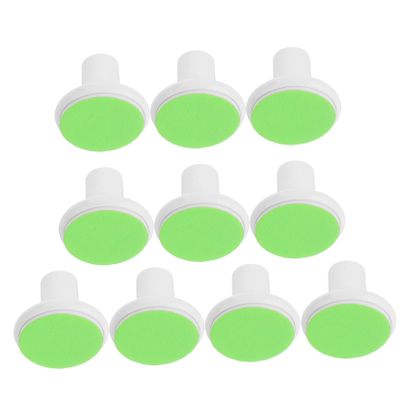 FOYTOKI Electric Nail File Grinding Pads Nail Trimmer Replacement Heads 10pcs Set for Infant Manicure