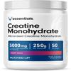 Bucked Up Grape Apple Creatine for Women and Men - Easy to Mix Vegetarian - Flavored Creatine Monohydrate Powder - Made in USA - 5G Per Serving - 50 Servings - 250 Grams Per Container
