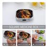 Fire Chinese Dragon Pill Box Pill Case Cute Pill Organizer Pill Holder Medicine Pill Organizer Pill Container Daily Pill Organizer Small Pill Box Pill Case for Purse Pocket view 4