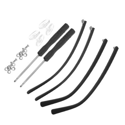 SOESFOUFU 2pairs Replacement Glasses Arms Legs Temple Screws for Glasses Eyewear Frame Temple Accessory Metal Material