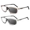 2PCS Sports Color-Changing Multi-Focal Reading Glasses, Color-Changing Anti-Blue Light Presbyopia Glasses, for Men & Women (2.0X,2PCS B) view 1