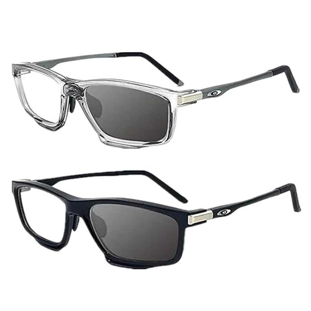 2PCS Sports Color-Changing Multi-Focal Reading Glasses, Color-Changing Anti-Blue Light Presbyopia Glasses, for Men & Women (2.0X,2PCS A)