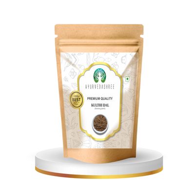 AYURVEDASHREE Kulthi Daal 200g | Gahat Dal | Dolichos Biflorus | Horse Gram | Macrotyloma Uniflorum | Muthira Seeds | Fiber | Khichri |