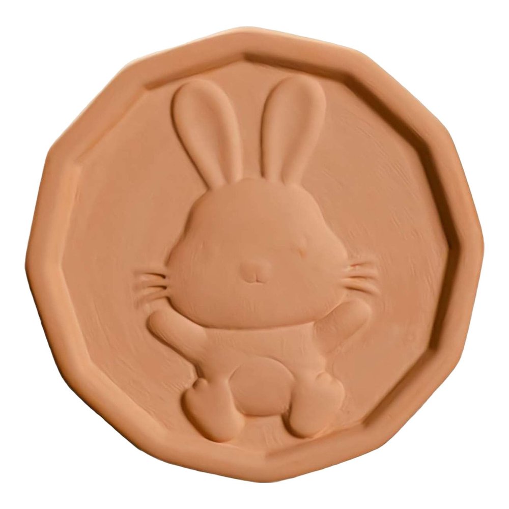 Brown Sugar Softener, Reusable, Softener Alternative for Food Storage Containers, Brown Sugar Saver Disc with Elegant Flowers Rabbit Bee Design