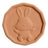 Brown Sugar Softener, Reusable, Softener Alternative for Food Storage Containers, Brown Sugar Saver Disc with Elegant Flowers Rabbit Bee Design view 1