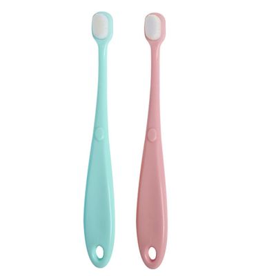 KOMBIUDA 2pcs Extra Soft Boys and Girls Toothbrush Ultra-fine Boy Girl Tooth Cleaner for Gentle Oral Care Lightweight and Portable Nursing Brush