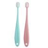 KOMBIUDA 2pcs Extra Soft Boys and Girls Toothbrush Ultra-fine Boy Girl Tooth Cleaner for Gentle Oral Care Lightweight and Portable Nursing Brush view 1