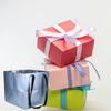 MAQMAQQ Large Square Gift Bags Square Bottom Bags with Handles for Party Favor, Birthday Gift Bag (12 x 12 x 12 in, 2 CT) (Silver (2Pcs)) view 4
