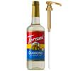 Torani Diamond Anniversary Syrup for Drinks, Bright & Crisp Bubbly Flavoring with Vanilla Notes, Glass Bottle with Pump Included, 25.4 Fl Oz view 1