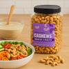 Cashews Nuts Whole Roasted UnSalted Cashew Nut 42 oz Snack Jar - Protein Energy Booster Heart-Healthy - Vegan Keto Gluten-Free - Cooking Baking Everyday Travel Office Smart Snacks Treat view 2