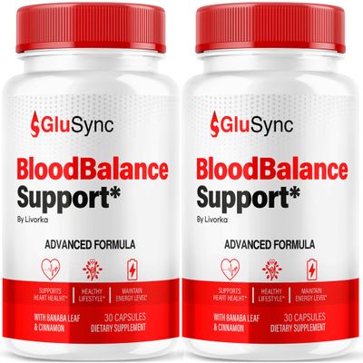 (2 Pack) GluSync Capsules, GluSync, GluSync Balance Support Capsules, Glu Sync Balance Support Pills, GluSync - All Natural Formula Pills, Glu Sync Advanced Health Support Reviews, 60 Capsules