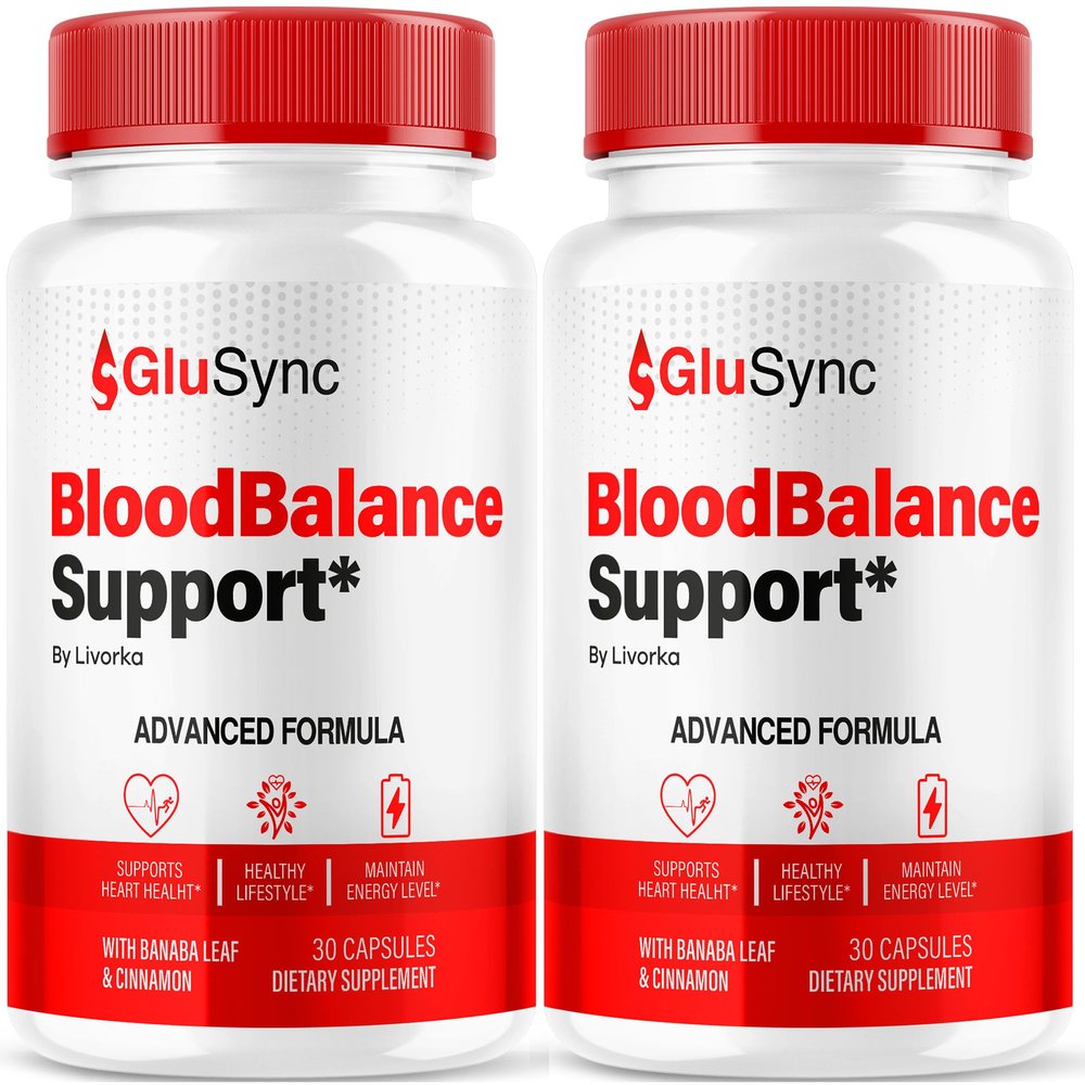 (2 Pack) GluSync Capsules, GluSync, GluSync Balance Support Capsules, Glu Sync Balance Support Pills, GluSync - All Natural Formula Pills, Glu Sync Advanced Health Support Reviews, 60 Capsules