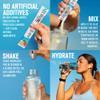 NaturalSlim Hydration & Energy Drink Mix with Prebiotics, Gut Health Support, Electrolytes Powder Packets, Sugar-Free Electrolytes, 16 Stick Packs, Lemon Lime Flavored view 3