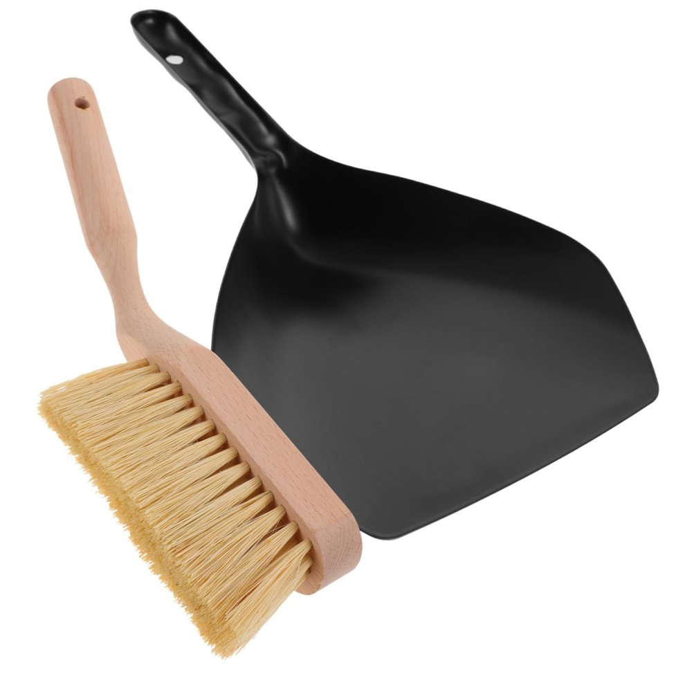 Levemolo Small Duster Broom Dustpan Brush Mini Dustpan Household Dust Pan Portable Cleaning Tool