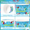 120 Pcs Summer Pool Ice Cream Cups 12 oz Disposable Beach Paper Dessert Snack Bowls Summer Hawaii Food Yogurt Cup Containers for Hot or Cold Food Soup Candies Beach Picnic Holiday BBQ Party Supplies view 3
