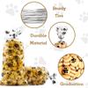 60 PCS Plastic Dog Paw Cellophane Treat bags with Ties Goodie Candy Cookie Goody Gift Bags Pouches Clear Baby Shower Pet Puppy Birthday Party Decorations Favors Supplies Wrapping Stuffers(5x11) view 4