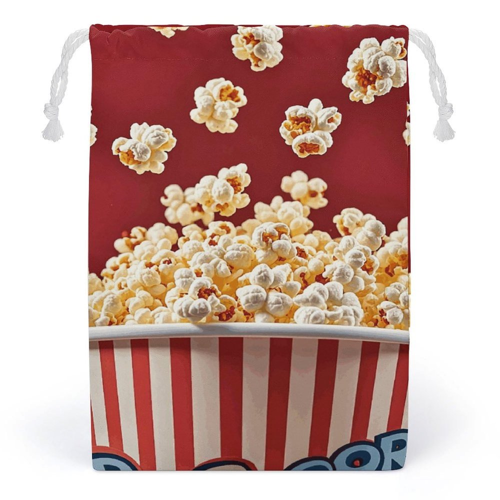 JTKBNVM Popcorn Muslin Bags Cotton Drawstring Bags Drawstring Gift Bags Canvas Christmas Bags Cloth Gift Bags Drawstring Pouch Jewelry Pouches Drawstring Bags 1 Pc